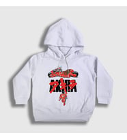 Presmono Unisex Çocuk Beyaz Poster Anime Movie Film Akira Kapüşonlu Sweatshirt 455362tt