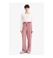 Defacto I80100010045 Bordo Kadın Pijama Takımı G0367AX/BR196