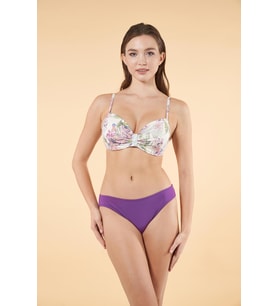 Estiva Desenli Emprime Kaplı Bikini Takımı - Lila