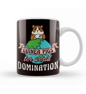 Guinea Pigs For Domination World Rodent Cavy Kupa Bardak Porselen