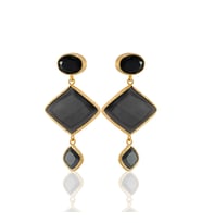 Kadir Jewellery 22 Ayar Altın Kaplama Kadın Sallantılı Küpe -El İşçiliği Ve Hipoalerjenik Küpe