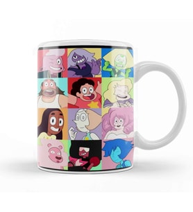 Steven Universe Character Set Kupa Bardak Porselen