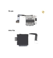 İphone 15 Sim Konnektörü Çift Anakart sim okuyucu soketi sim kart yuvası lehim parçası sim kart okuyucu konnektörü