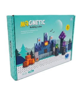 KZL Manyetik Blok Yapı Küpleri Seti 2x2x2 cm 64 Parça CH1392
