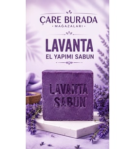El Yapımı & Doğal Lavanta Sabunu