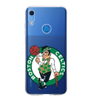 Huawei Y6s 2019 Uyumlu Kapak Boston Celtics Tasarımlı Şeffaf Silikon Kılıf