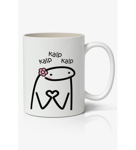 kalp kalp kalp Yazılı Baskılı Kupa Bardak - Baskılı Kahve Kupa Bardak