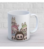 Labubu Baskılı Hediyelik Kupa Mod3