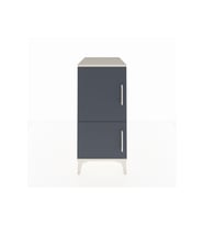 Kronos Komodin 3 Raflı 2 Kapaklı 44x59x96 Aytaşı-Antrasit