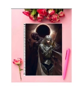 Berserk Anime Defter 1 Adet Özel Tasarım A4 Boyutu 21*29 Cm Telli Çizgili
