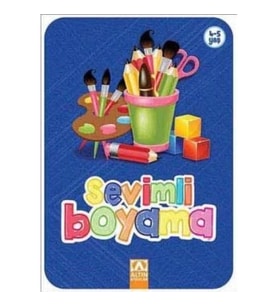 Sevimli Boyama (Lacivert)