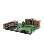 Geleceğe Dönüş Saat Kulesi Nano Sahnesi Diorama Modellemesi