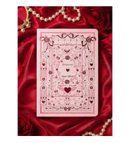 VICTORIA'S JOURNALS 126-2640 AMOUR VEGAN DERİ SERT KAPAK A5 100gr.96YP.ÇİZGİLİ DEFTER - PEMBE