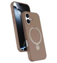 iPhone 17 Regal Magsafe Standlı Kapak - Çöl Titanyum