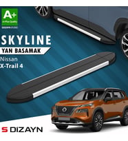 S-Dizayn Nissan X-Trail T33 Skyline Aluminyum Yan Basamak 183 Cm 2022 Üzeri A+ Kalite