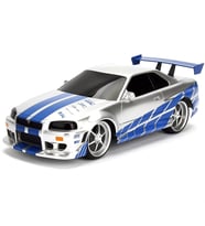 1:16 Fast & Furious Kumandalı Brian's Nissan Skyline GT-R Turbo Araba