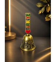 Metal Servis Çağrı Çanı – Dekoratif Masa Zili Otel Kafe Resepsiyon Çanı 10.5 cm
