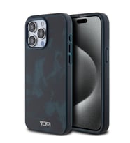 TUMI iPhone 15 Pro Max Kılıf TUMI Orjinal Lisanslı M-safe Şarj Özellikli Buzlanmış Saydam Fırça Kamuflajı Desenli Kapak (Yeşil)