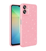 Samsung Galaxy A07 Uyumlu Kılıf Kamera Korumalı Simli Lüks Zore Koton Kapak