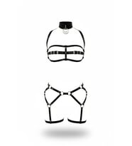 Mulvxbrf Brf02 Siyah Harness Takım O Halka Detaylı Tokalı - Brf242 (Mulvix)
