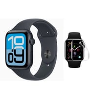 Apple Watch SE 3 44MM 3 Adet Uyumlu Şeffaf Ultra koruyucu Nano Jelatin