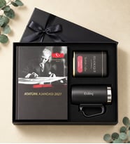 Atatürk Ajanda Termos Kahve Hediye Seti