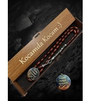 Tarih Ve İsme Özel Tasarım Yapılmış Kuka Tesbih,İsimli Tesbih,Sevgiliye Tesbih (Model 15)