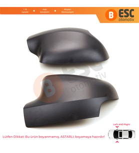 Renault Symbol 3 için Sağ Sol Yan Dış Ayna Kapağı 963737459R 963741273R