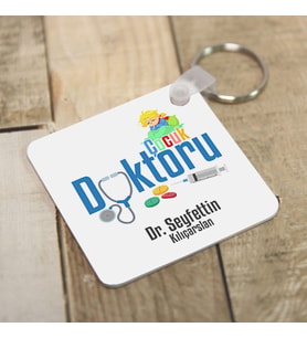 Kişiye Özel Çocuk Doktorlarına Özel Anahtarlık