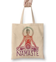 Namaste Yoga 02Bez Çanta Uzun Saplı