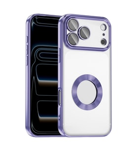 Apple iPhone 17 Pro Max Kılıf Kamera Korumalı Logo Gösteren Zore Omega Kapak