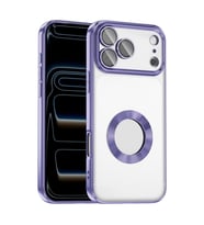 Apple iPhone 17 Pro Max Kılıf Kamera Korumalı Logo Gösteren Zore Omega Kapak