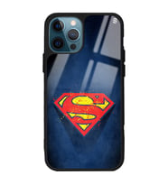 iPhone 12 Pro Max Superman Tasarımlı Glossy Telefon Kılıfı