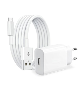 Deji Lenovo K5/K6 Note Şarj Aleti Seti 10W Micro USB (Beyaz)