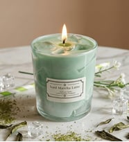 KUTU FESTİVALİ MATCHA KOKULU MUM  ICED MATCHA LATTE CANDLE