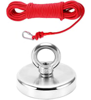 Valkyrie 50 Kg D48 Magnet Fishing 20M Halatlı Neodyum Pot Mıknatıs Seti
