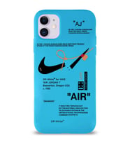 Apple iPhone 11 Uyumlu Lansman Kılıf Sneakers Tasarımlı Altı Kapalı İçi Kadife Kaplı Silikon Kapak (Şeffaf)