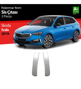Skoda Scala Uyumlu Krom Sis Çıtası 2 Parça 2019 Üzeri