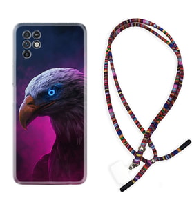 INFINIX Note 11 Pro Note 10 Hot 9 Play Kılıf Boyun Asklı Rasta Silikon Kartal 1622