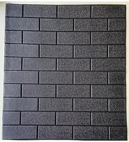 Düz Siyah 3D Duvar Kağıdı Yapışkanlı Duvar Paneli NW87 10 Adet (Karışık)