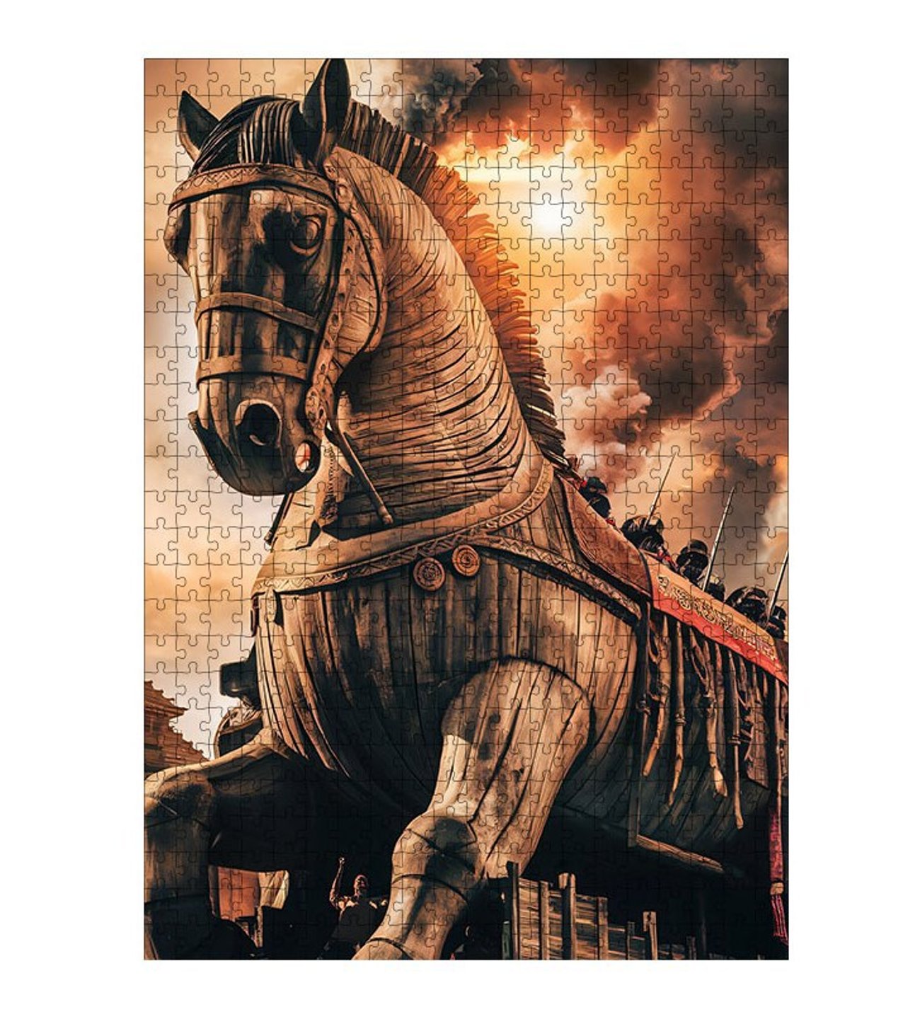 Ahşap Mdf Puzzle Yapboz Çanakkale Truva Atı