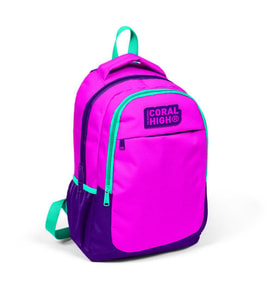 Coral High Kids Mor Pembe Üç Bölmeli Okul Sırt Çantası 14401