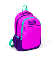 Coral High Kids Mor Pembe Üç Bölmeli Okul Sırt Çantası 14401