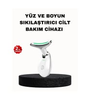 Ems Mikro Akım Yüz ve Boyun Sıkılaştırıcı Cihaz, 7000 Vpm Titreşim ve Isı Terapisi