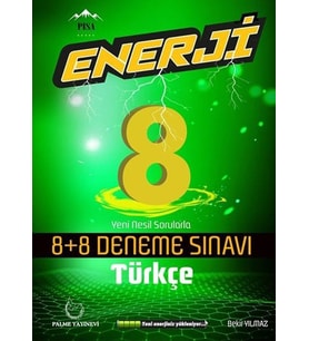 PALME 8. SINIF ENERJİ TÜRKÇE 8+8 DENEME