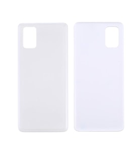 Samsung Galaxy M51 Logolu Arka Pil Kapağı, Lens Hariç (A.GRI-BEYAZ)