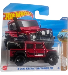 Hot Wheels - ´15 Landrover Defender Double Cab - Hw Dirt 10/10 - Jbb06 - Short Card - Yokohama - Mat