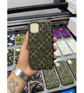 Samsung S22+ Özel Varak Çizim Lansman Telefon Kılıfı (Standart)