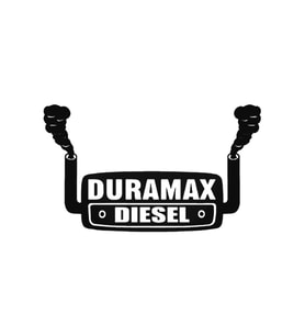 Duramax With Stacks Oto Sticker 20 Cm