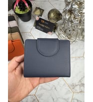 Bozuk Para Bölmeli Çıtçıtlı Şık Hakiki Deri Lacivert Kadın Cüzdan 38718 (Çok Renkli)